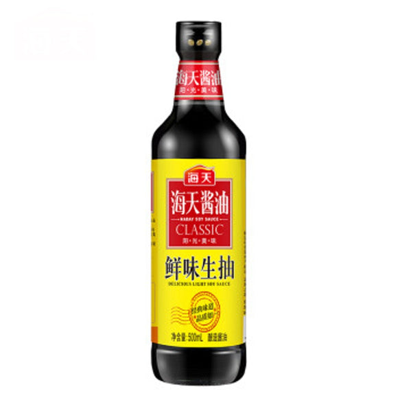 HADAY DELICIOUS LIGHT SOYSAUCE 500ML/12 海天鲜味生抽